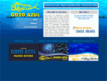 Tablet Screenshot of gozoazul.co.za